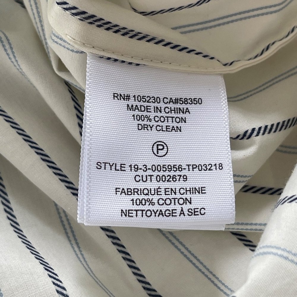 Joie Yoella Striped Button Up Top Blouse Band Collar Puff Balloon Sleeve sz Sm - Picture 6 of 7